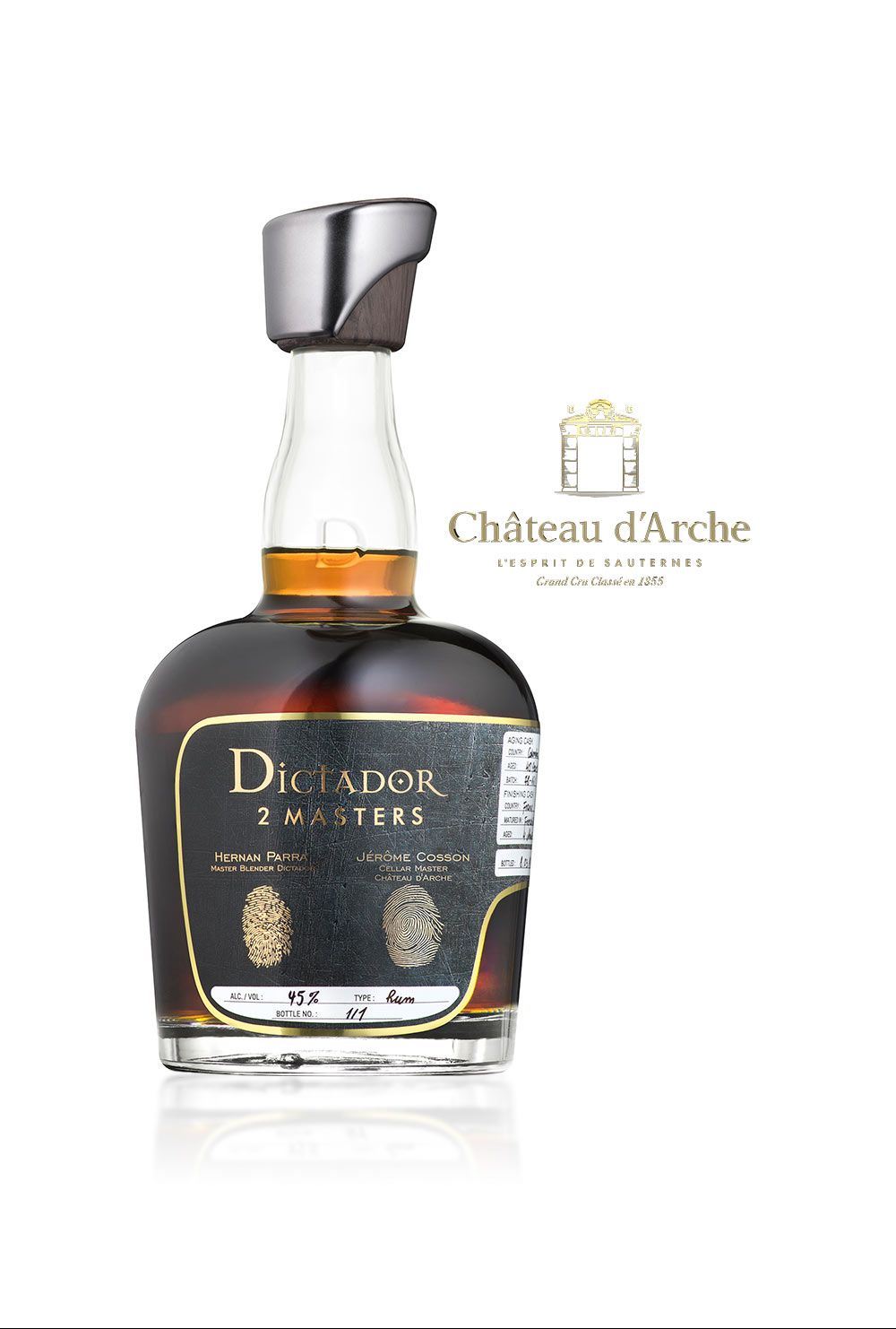Rum Dictador 2 Masters Château d’Arche 1980